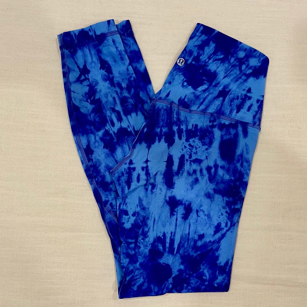 Lululemon Align 25” Game Day Blue Multi Sz4